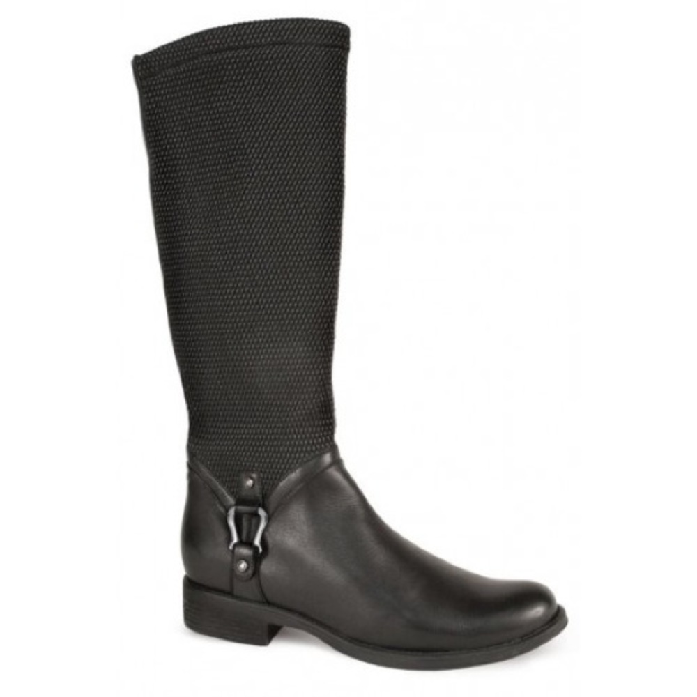Wanted knee high buckle detail boot